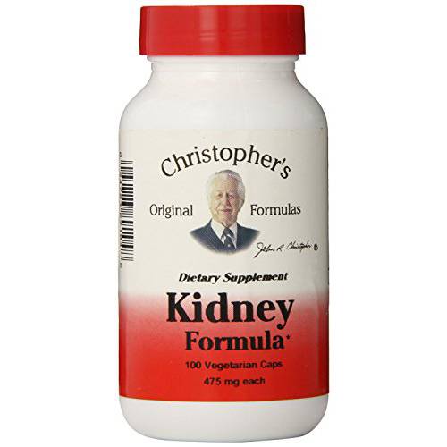 Dr. Christopher’s Original Formulas Kidney Formula Capsules, 475 mg, 100 Count (Pack of 2)