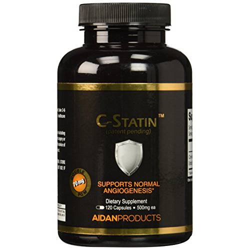 Aidan Products C-Statin Support for Normal Angiogenesis | Clinically Studied Proprietary Extract (120 Capsules)