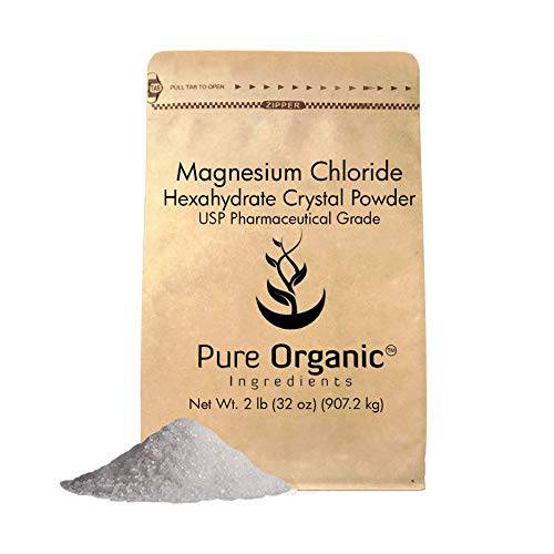 Pure Original Ingredients Magnesium Chloride (2lb) Oral Supplement, Crystal Powder, Magnesium Supplement, Food Grade
