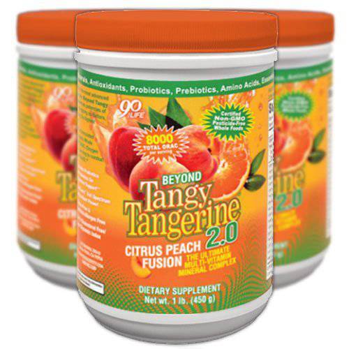 Beyond Tangy Tangerine 2.0 Citrus Peach Infusion Canister 3-Pack by Youngevity