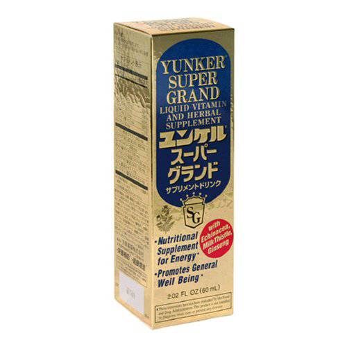 Yunker Super Grand, Liquid Vitamin and Herbal Supplement, 2.02 Ounces (Pack of 10)