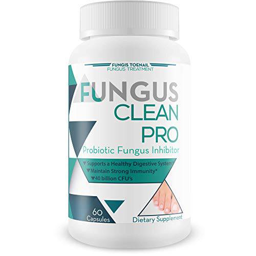 Fungus Clean Pro - Probiotic Fungus Inhibitor - Fight off fungus from the inside out with this powerful fungus defense probiotic - By Fungis Toenail Fungus Treatment - Protect your body from fungus