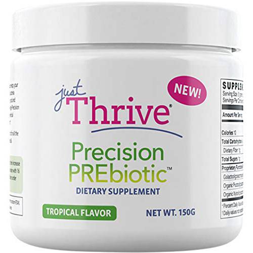 Just Thrive: Precision PREbiotic - Gastrointestinal, Cardiovascular and Immune Support - 30-Day Supply - Supports Probiotic Diversity for Optimal Digestive and Gut Health - Vegetarian, Paleo and Keto