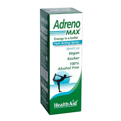 AdrenoMax, 30 ml, Fast Acting Oral Spray, Energy in a Bottle, Vegan, Kosher, 100% Alcohol Free