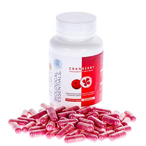 Concentrated Cranberry Extract for UTI (400mg) (60 Capsules)