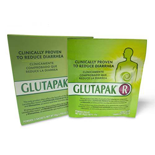 Glutapak R Superior Probiotic Lactobacillus Reuteri and Glutamine, 3 Packets, 15g Per Packet