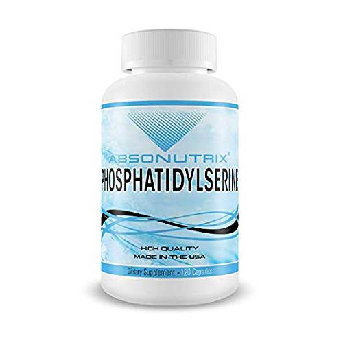 Absonutrix Phosphatidylserine |Made in The USA 120 Vegetable Capsules, Advanced Brain Health Supplement All Natural