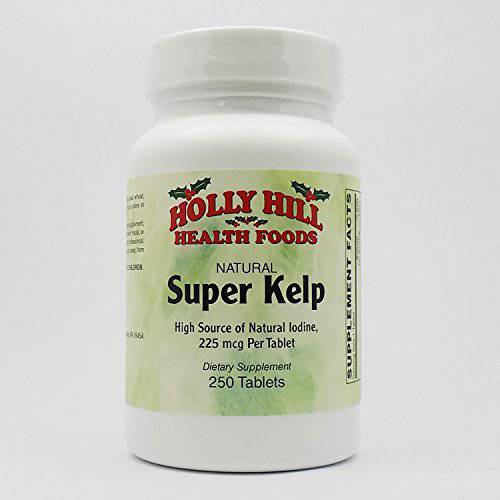 Holly Hill Health Foods, Super Kelp 225 MCG, 250 Tablets