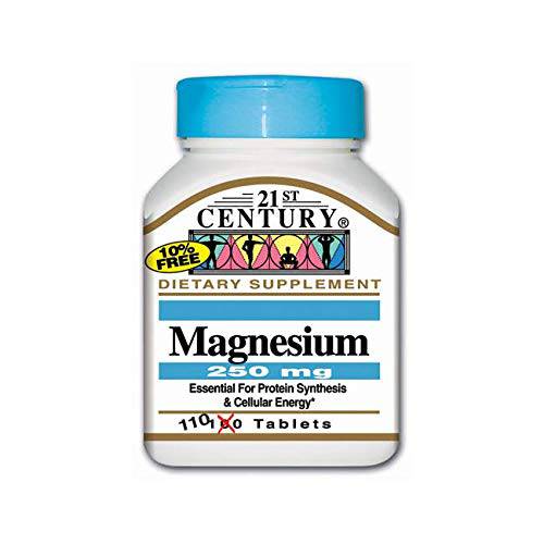21st Century Magnesium, 250 mg, 110 Tablets