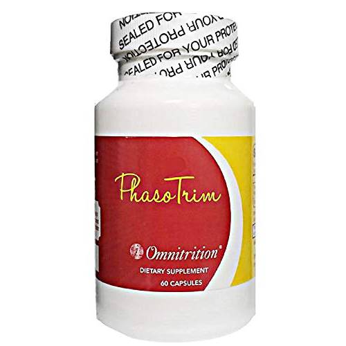OmniTRIM PhasoTrim Dietary Supplement, 60 Capsules - 600 milligrams Phaseolus Vulgaris Extract