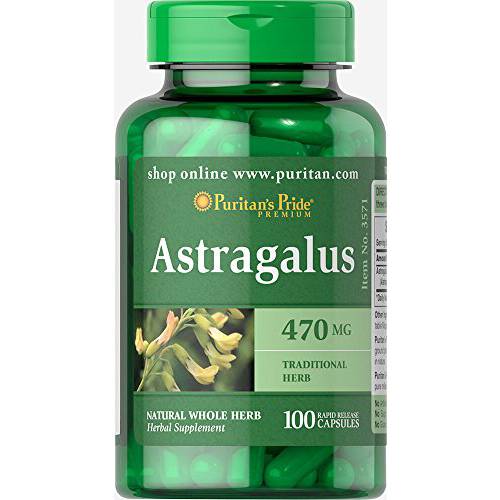 Puritan’s Pride Astragalus 470 mg-100 Capsules