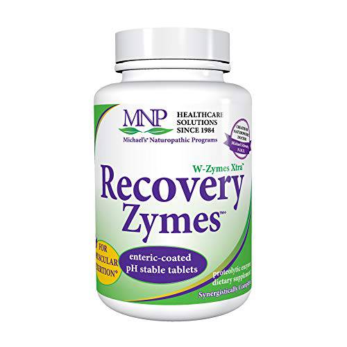 Michael’s Naturopathic Programs Recovery Zymes - 1000 Enteric Coated pH Stable Tablets - Proteolytic Enzyme Supplement, Supports Natural Inflammatory Response - 333 Servings