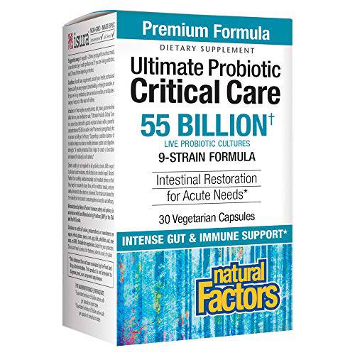 Natural Factors, Ultimate Probiotic Critical Care, Supplement to Support Digestive Health, 55 Billion CFU, 30 capsules (30 servings)