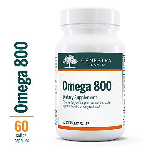 Genestra Brands Omega 800 | Essential Fatty Acid Formula Supports Brain Function | 60 Capsules