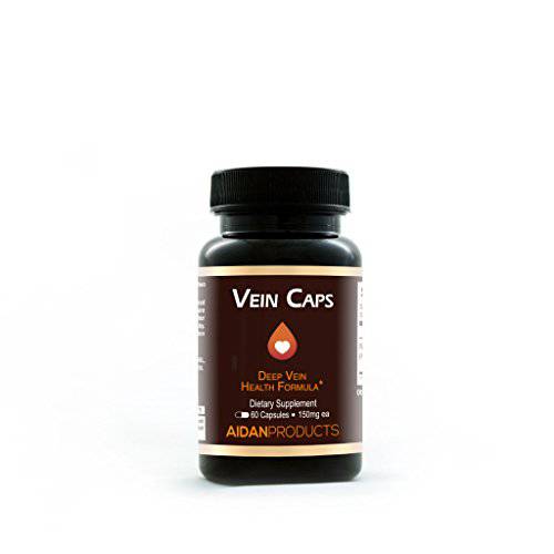Aidan Products Vein Caps Supplement, Support Healthy Venous Function, Support Circulation with Pine Bark Extract, 60 Capsules