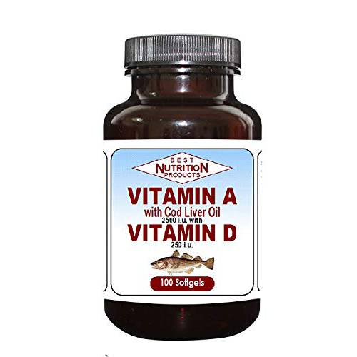 Vitamin A & D (2500/250 i.u.) 100 softgels