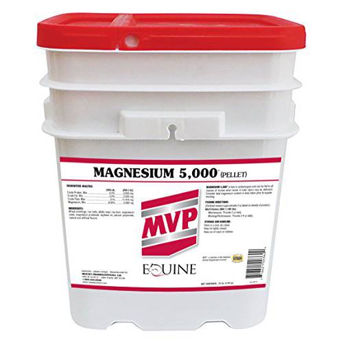 Magnesium 5,000 (40lb) Calming/Metabolism/Muscle Function Support for Horses