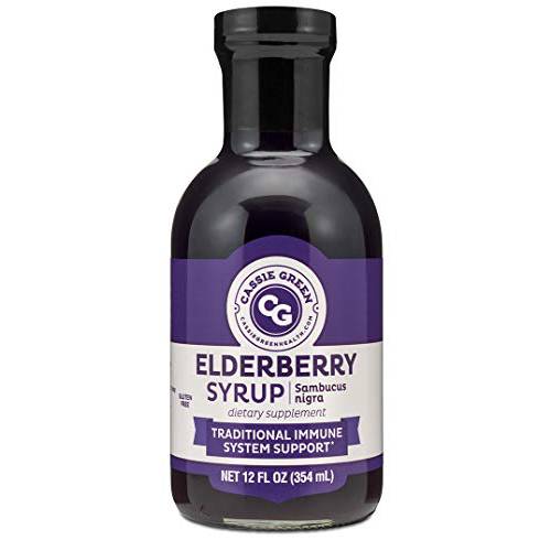Cassie Green Health Elderberry Syrup, 12 FZ