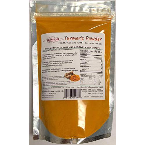Turmeric Root Powder 100% (300 Grams), Best Nutrition Products, Hayward, CA The Natural Remedy for fungal