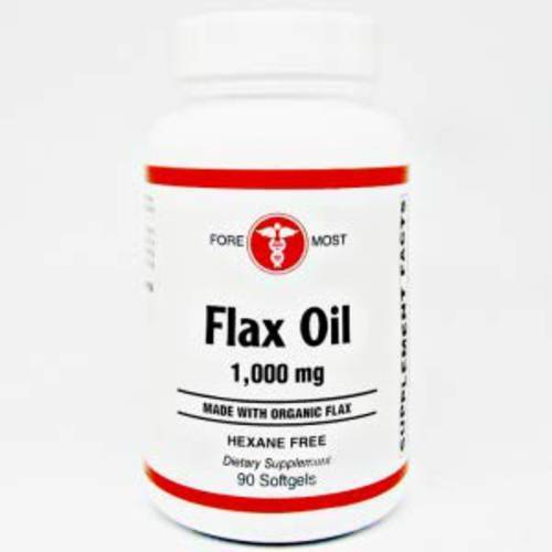 Flax Oil, 1000mg, 90 Softgels