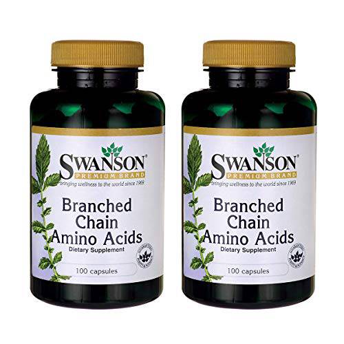 Swanson Branched-Chain Amino Acids 100 Capsules (2 Pack)