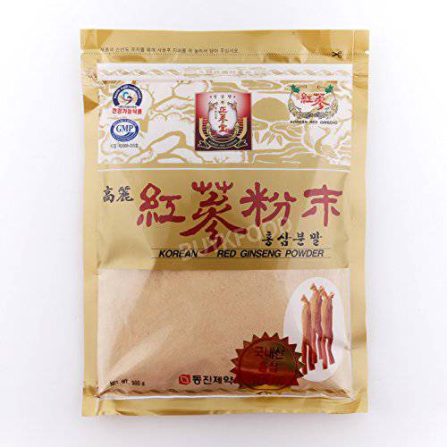 100% Korean Red Ginseng Roots Powder 300g(10.6oz), Panax Saponin, No Additives
