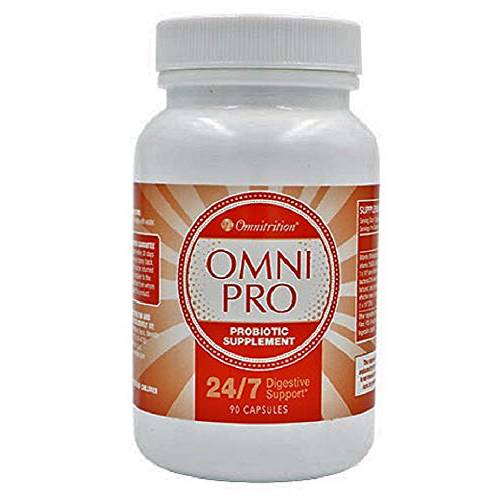 Omnitrition’s Omni Pro Probiotic Supplement, 24/7 Digestive Support, 90 Capsules