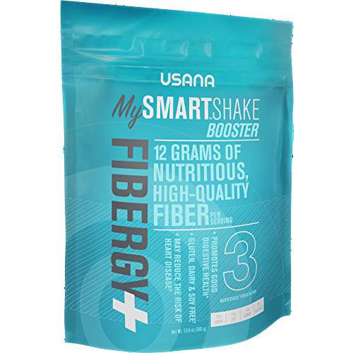 USANA Fibergy Active with Prebiotic Fiber for Gut Health – Non-GMO – Gluten Free – Low Glycemic – 336 Grams - 28 Servings