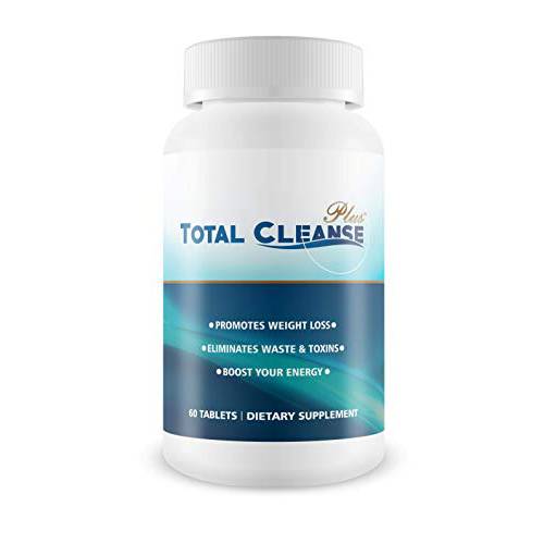 Total Cleanse Plus- Lose Weight - Safe and Natural - Eliminate Waste and Toxins - 60 Tablets