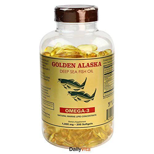 Omega 3 Alaska Deep Sea Fish Oil 1000mg 200 Softgels