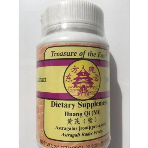 Treasure of The East, Astragalus Root - Huang Qi (Mi) (5:1 Concentrated Herbal Extract Granules, 100g)
