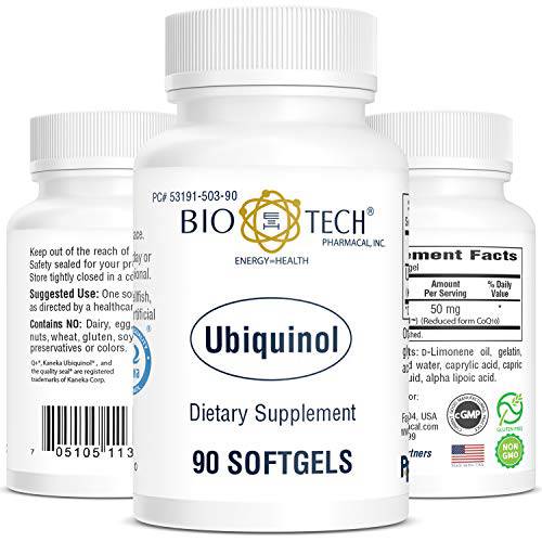 Bio-Tech, Ubiquinol (CoQH-CF) 90 softgels