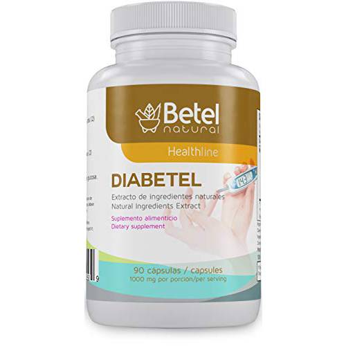 Diabetel Capsules by Betel Natural - Soporte Natural para el Diabetel - 90 Capsules
