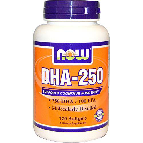 DHA-250, 50% DHA 120 Softgels (Pack of 2)