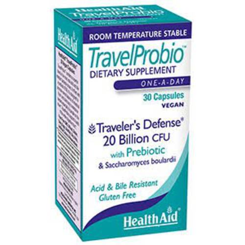 TravelProbio 30 Caps - 20 Billion CFU with Prebiotic