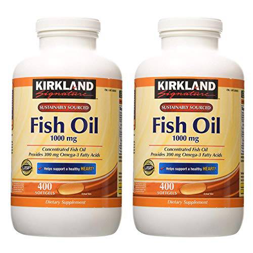 Kirkland Signature fdh Fish Oil Concentrate 2 Pack