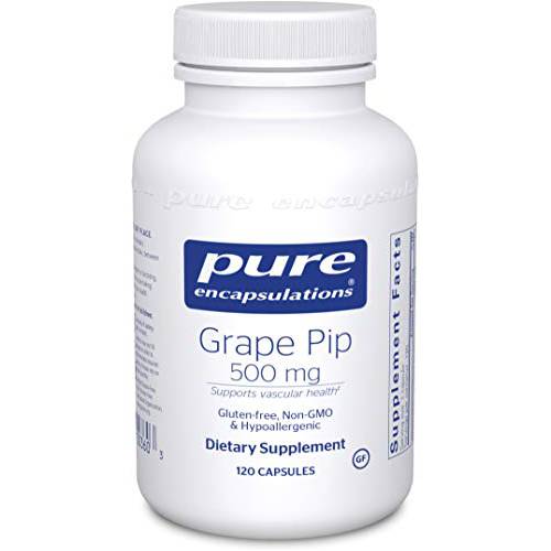 Pure Encapsulations Grape Pip 500 mg | Supports Vascular Health | 120 Capsules