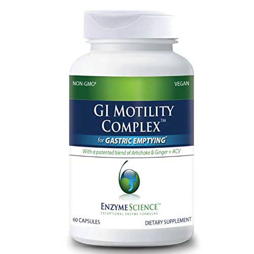 ENZYME SCIENCE™ GI Motility Complex™, 60 Capsules – All Natural Digestive Enzyme Support – Gut Health Supplment– Supports Gastrointestinal Motility and Transport – Aids Small Bowel and Stomach