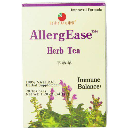 Health King Herb Tea, AllergEase, 20 Teabags