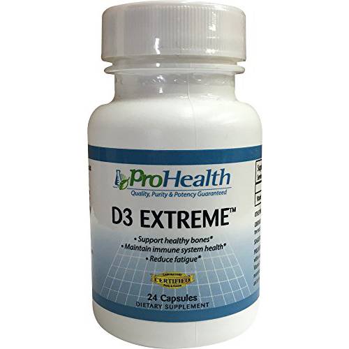 ProHealth Vitamin D3 50,000 (50,000 IU, 50 softgels) Helps Boost and Support Healthy Bones and The Immune System | Gluten Free