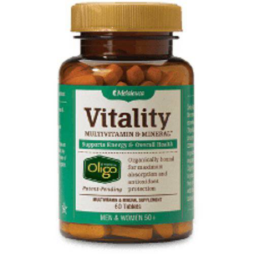 Melaleuca Multivitamin & Mineral Longevity Supplement for Men & Women 50+, Powered by Oligo (60 Tablets) — Supports Energy & Overall Health / Organically Bound for Maximum Absorption and Antioxidant Protection
