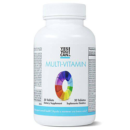 Yes You Can Multivitamin for Women, Multivitamin for Men - Daily Multivitamin, Helps Assist Overall Health & Well-Being, Contains Antioxidants, Rich in Vitamin A, B, C & E, Daily Vitamins 30 Tablets