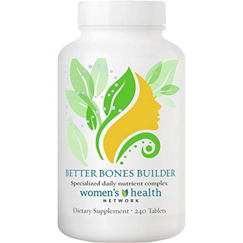 Better Bones Builder by Women’s Health Network - Specially Formulated Multivitamin for Women with Greater Risk for Bone Health Issues - 180 Capsules (1 Bottle)