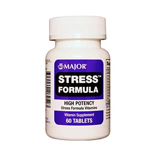 Major Pharm Major Stress Formula High Potency Vitamin Supplement, 500 mg- 60 tab