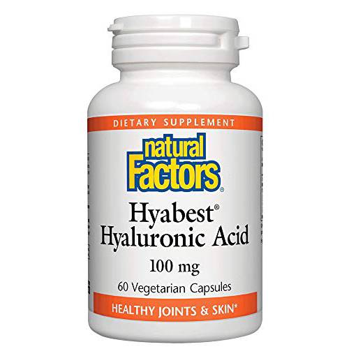 Natural Factors, Hyabest Hyaluronic Acid, Joint and Skin Support, 60 Capsules