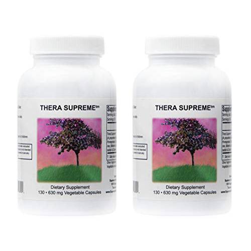 Supreme Nutrition Thera Supreme, 130 Pure Herb Vegetarian Capsules | 2 Pack