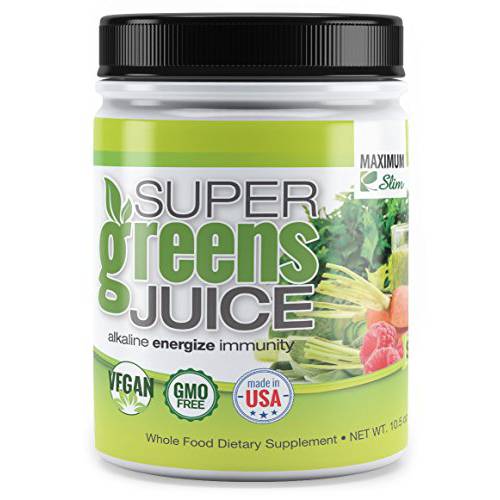 MaximumSlim Fat Burning Supergreens with 27 Natural nutrients for Maximum Energy and Maximum Health