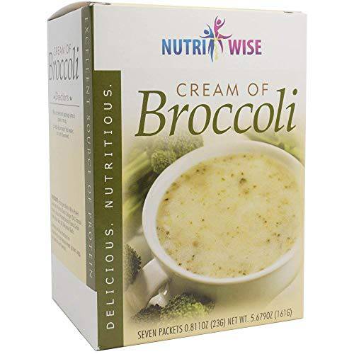 NutriWise - Cream of Broccoli High Protein Diet Soup (7/box)