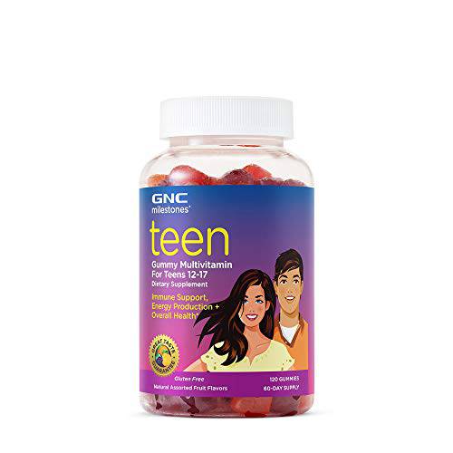 GNC milestones Teen Gummy Multivitamin - Natural Assorted Fruit Flavors