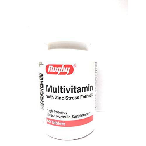 RUGBY MULTIVITAMIN with ZINC Stress Formula 60CT Pack of 1